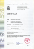 certifikát el radiátorů BK, BKO